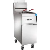 Vulcan 1TR45AF 45-50 lbs High Efficiency PowerFry3 Freestanding Gas Fryer, 15-1/2" W 1 image