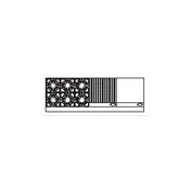 Comstock-Castle 2F330-18-1.5RB 72" Gas Restaurant Range w/ (6) Open Burners, (1) 18" Griddle, (1) 18" Charbroiler, (2) Standard Ovens, 298.000 BTU 2 image