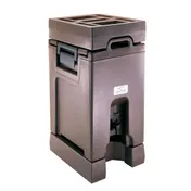 Cambro LCDCH10131 Condiment Holder - 3-Section Plastic 16"W x 20"D x 4-13/16"H, Dark Brown, NSF 2 image