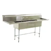 Eagle Group BPS-2036-3-12-FC Three Compartment Sink 1 image