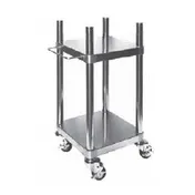 GSW USA ES-RC15 Mobile Rice Warmer Cart with Undershelf - 15" X 15" X 30"H 1 image