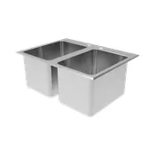 GSW USA SH10142DDI Drop-In Sink with No Deck, Two Compartment 1 image