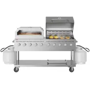 Koolmore CGKIT7-D36P36 71" Outdoor Gas Grill, (10) Burner 1 image