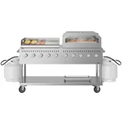 Koolmore CGKIT7-G36P36 72" Outdoor Gas Grill, (10) Burner 1 image