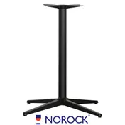 Oak Street B36NR-BAR 36" Norock Trail Table Base, Bar Height, Steel, Black Finish 1 image