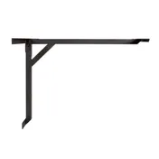 FLAT Tech CL2036281A Cantilever Table Base, 20x36, Wall Mount, 32x48 Table Top Capacity, Steel, Black Powder Coat 1 image