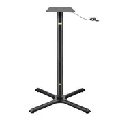 FLAT Tech CT2065 KX30 Adjustable Height Cast Iron Restaurant Table Base, 30x30 Base, 3 Dia. Column 1 image