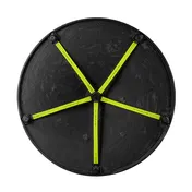 FLAT Tech CT3015 Bar Height UR30 Table Base, 30" Round, 4" Column, Cast Iron, Textured Finish 2 image