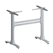 FLAT Tech CT4312 ST22 Dining Height 22" Double End Table Base, EP Coated Aluminum, Powder Coat Finish 1 image