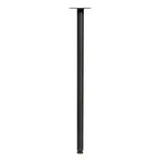 FLAT Tech PL4002A Pin Leg, Bar Height, Steel, Black Powder Coat Finish for Cantilever Bases 1 image