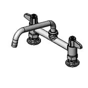 T&S Brass 5F-8DLS08 Equip Faucet, Swivel, 8", Deck Mount, 8" Nozzle 1 image