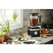 KitchenAid KSB4028BM K400 Blender, 5-Speed, 56 oz Capacity, Black Matte, Tamper 5 image