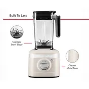 KitchenAid KSB4028MH K400 Blender, 5-Speed, 56 oz Capacity, Milkshake, Tamper 4 image