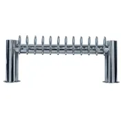 Micro Matic METRO-H-12PSSA Draft Tower - CT A-Cooled 2-Col Stainless Steel 12-Tap Beer/Wine 12"Tall 1 image
