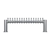 Micro Matic METRO-H-16PSSKR Draft Beer Tower, 56" x 16", Glycol-Cooled, 2-Column, Faucets, NSF 1 image
