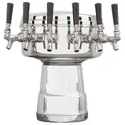 Micro Matic MTB-6PSSKR - Beer Tower, 12" x 15-5/16" Glycol, 4-6 Faucets, Stainless Countertop, NSF 1 image