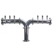 Micro Matic TT-Y-6KR-11 Y Draft Tower, 6-Faucet Countertop, Steel Finish, Glycol Cooled 24"" 1 image