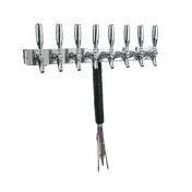 Micro Matic UCM-8-SSKR Bar Draft Beer, 25-1/2" x 2-1/2", Glycol-Cooled, 8 304 Faucets Coolant Lines 1 image
