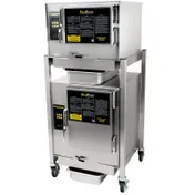 AccuTemp N3/N61201E060 DBL 9 Pan Gas Boilerless Convection Steamers w/ Double Stacked, Plumbed 1 image