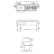 Eagle Group CWS5-18L 60" Drainboard Underbar Ice Bin/Cocktail Station, Left Ice Bin 3 image