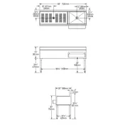Eagle Group CWS5-18R 60" Drainboard Underbar Ice Bin/Cocktail Station, Right Ice Bin 3 image