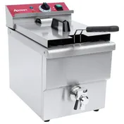 Adcraft DF12LS Countertop Electric Deep Fryer, Full Pot, 16 Ibs, 220-240v/60/1-ph, Stainless Steel 1 image