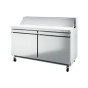 Infrico USA IRT-UC36PMT 36" 2-Door Mega Top Sandwich and Salad Prep Table, 9 Pans, 11 cu. ft. 1 image
