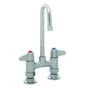 T&S Brass 5F-4DLS03 Equip Base Faucet, Deck Mount, 4" Adjustable Centers 1 image