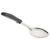 Winco BHSP-11 11" Slotted Basting Spoon With Stop Hook Polypropylene Handle 1 image