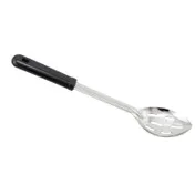 Winco BSSB-13 13" Slotted Basting Spoon w/ Black Rounded Bakelite Handle 1 image