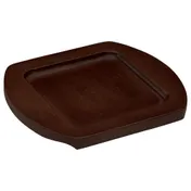 Winco CASM-4SUL Square Wood Underliner With Dual Contoured Handles For CASM-4S 1 image
