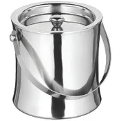 Winco ICB-60 Stainless Steel Double Wall 60 oz. Ice Bucket w/ Cover 1 image