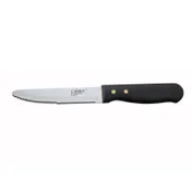 Winco K-85P Steak Knife, 9-15/16" OAL, 5" Stainless Blade, Plastic Handle, NSF Certified - 1 Dozen 1 image