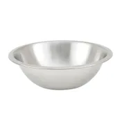 Winco MXHV-150 1.5 Qt. Stainless Steel Mixing Bowl - Heavyweight / Round 1 image