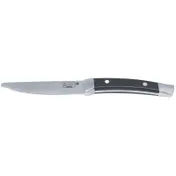 Winco SK-22 11" OAL 5" Serrated Forged Steak Knife, Stainless Blade, POM Handle, NSF - 1 Dozen 1 image