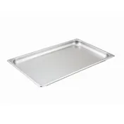 Winco SPF1 1 1/4" Deep Full Size Standard Weight Stainless Steel Steam Table Pan 1 image