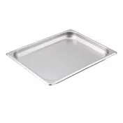 Winco SPH1 1 1/4" Deep 1/2 Size Standard Weight Stainless Steel Steam Table Pan 1 image