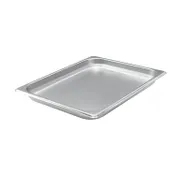 Winco SPJH-201 22 Gauge 1 1/4" 1/2 Size Stainless Steel Steam Table Pan 1 image