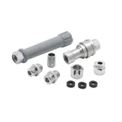 T&S Brass B-0133-QD-1 Quick Disconnect Adapter Kit - Brass Construction fits Standard Water Lines 1 image