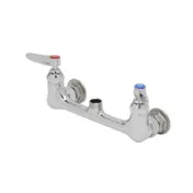 T&S Brass B-0230-LN Sink Mixing Faucet, Wall Mounted, 8" Adjustable Centers 1 image