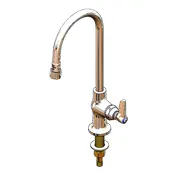 T&S Brass B-0305-VF22 Pantry Faucet, Single, Deck Mount, Single Hole Base 1 image