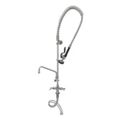 T&S Brass S-0113-A14-B Mixing Faucet, 8" Wall Mount with Body, Add-On Faucet 1 image