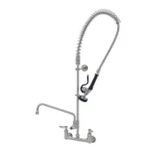 T&S Brass S-0133-A14-B Mixing Faucet, 8" Wall Mount with Body, Add-On Faucet 1 image