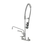 T&S Brass S-0133-U12-B Eversteel 8" Wall Mount Mixing Faucet with Body 1 image