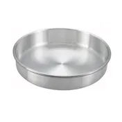 Winco ACP-092 Layer Cake Pan, 9" Dia. X 2"H, Round, Aluminum 1 image