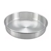 Winco ACP-102 Layer Cake Pan, 10" Dia. X 2"H, Round, Aluminum 1 image