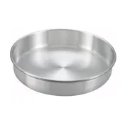 Winco ACP-103 Layer Cake Pan, 10" Dia. X 3"H, Round, Aluminum 1 image