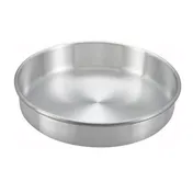 Winco ACP-122 Layer Cake Pan, 12" Dia. X 2"H, Round, Aluminum 1 image