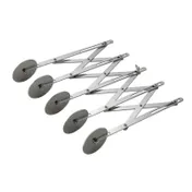 Winco ADD-5 Dough Divider, Stainless Steel Pastry Cutter, 5 Wheel, Adjustable 3/4" To 4-3/8" 1 image
