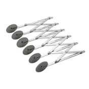 Winco ADD-6 Dough Divider, Stainless Steel Pastry Cutter, 6 Wheel, Adjustable 3/4" To 4-3/4" 1 image